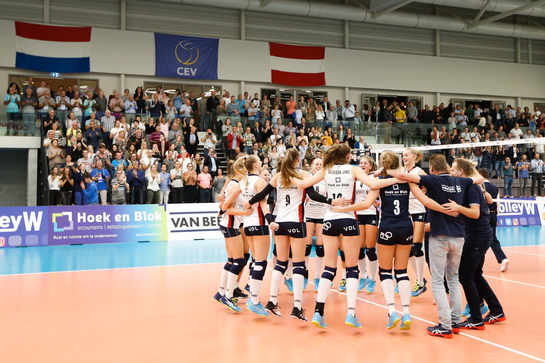 Sliedrecht Sport schrijft zich in voor Europacup-volleybal