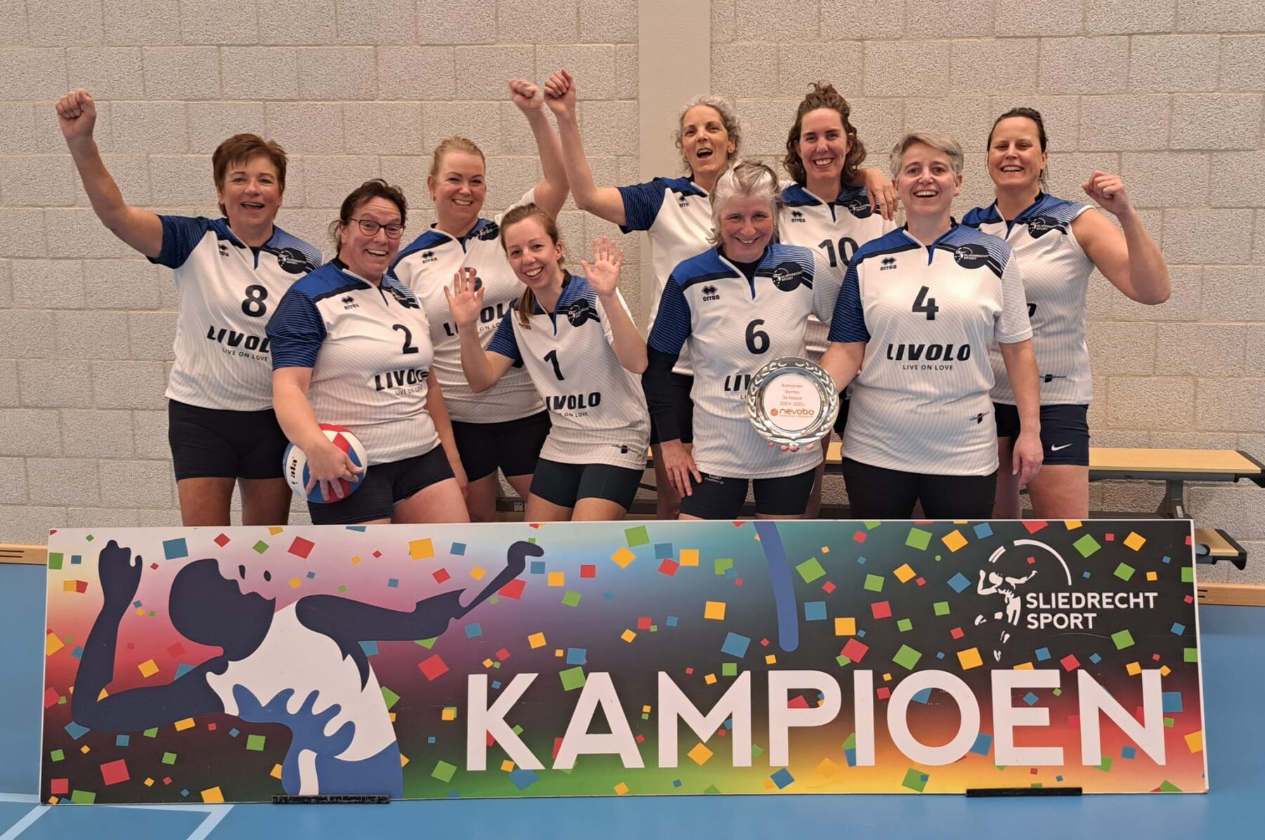 Eerste seniorenteam kampioen van dit seizoen