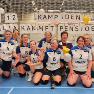 Langst spelende Sliedrecht Sport’er Wilja neemt afscheid met kampioenschap Dames 12